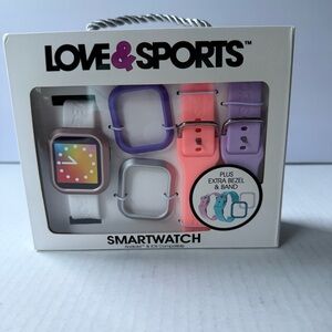 Smartwatch with Interchangeable‎ Bands - Black, Purple, Pink